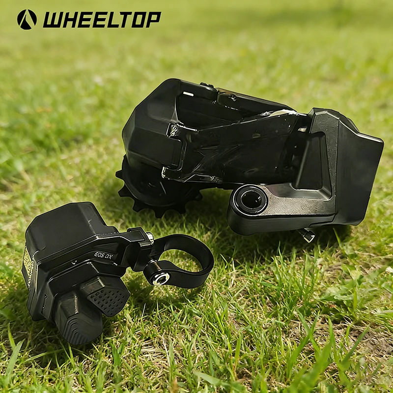 

WHEELTOP EDS TX Trigger Shifter Wireless Electronic Derailleur Kit, 5‑14 Speed Wireless Electronic Shifting Fits 10‑52T Cassette