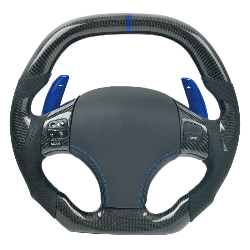 

Customized For Lexus 2006 2007 2008 2009 2011 2012 2013 IS250 IS300 IS350 ISF Steering Wheel Carbon Fiber