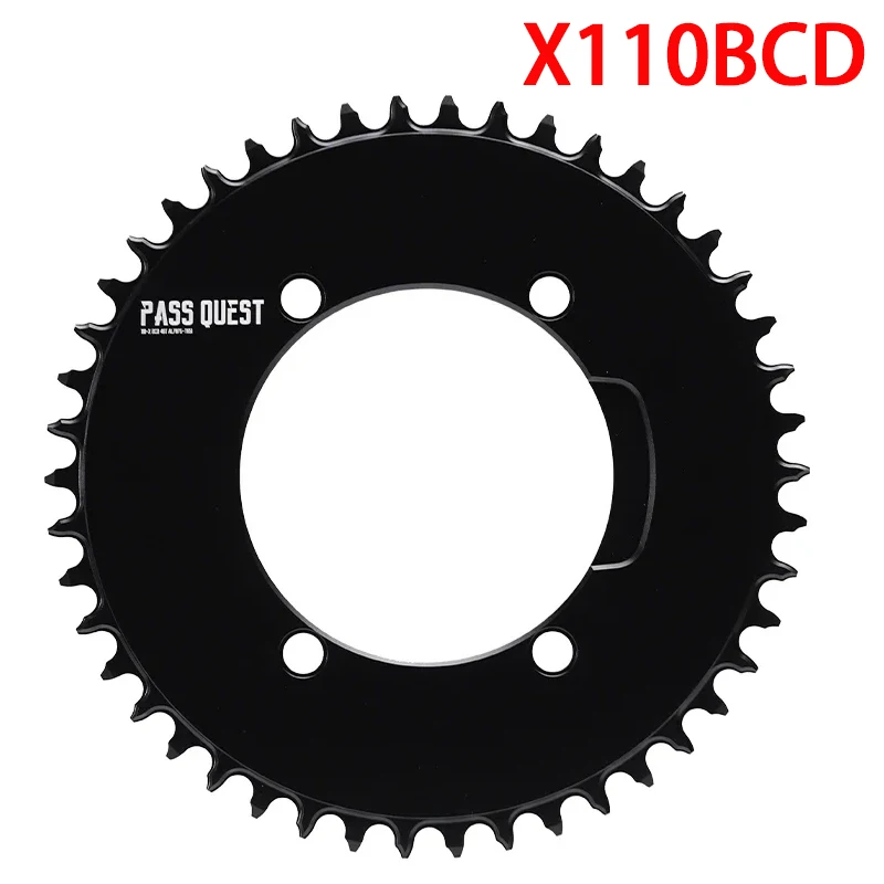 X110BCD AERO Road Bike Narrow Wide Chainring 40/42/44/46/50/52/54/56/58/60T BLACK for SHIMANO R2000 R3000 4700 5800 6800