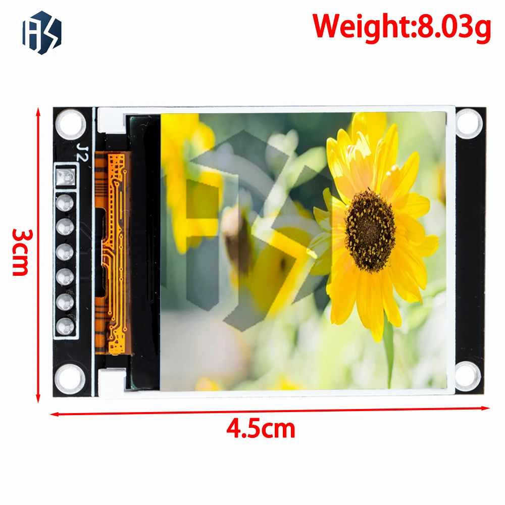 Módulo de exibição colorida TFT LCD de 1,44/1,77/2,0/2,4/2,8 polegadas - Interface SPI com driver ST7735/ILI9225/ILI9341, resoluções 128x128