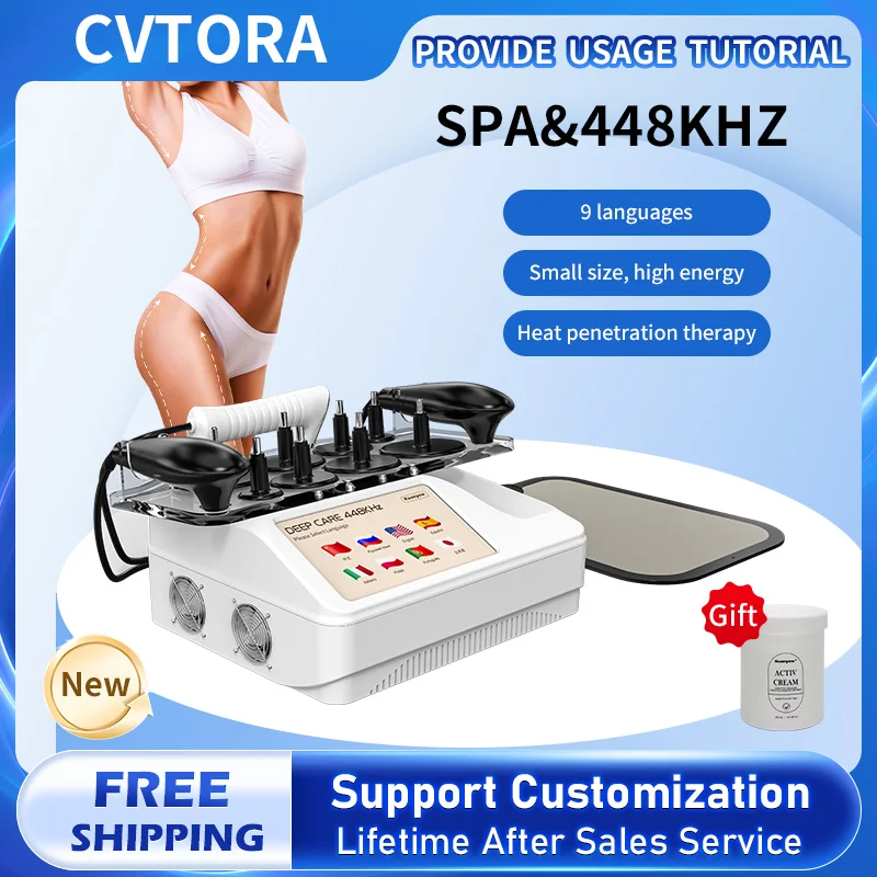 

Hot Sale 448KHZ CET RET Tecar Indiba Radiofrequency Physical Therapy Lose Weight Anti-aging Anti-wrinkle Relieve Pain Beauty