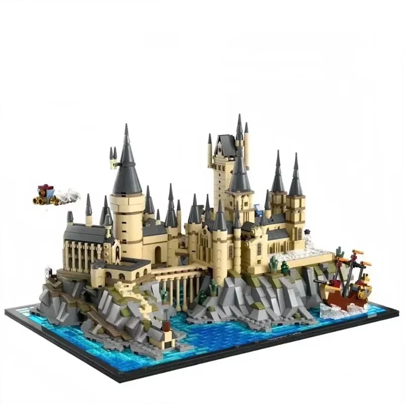 2025 nuevo 76419 escena de película creativa Castillo y tierras bloques de construcción DIY modelo ladrillos juguetes adultos cumpleaños regalo de Navidad