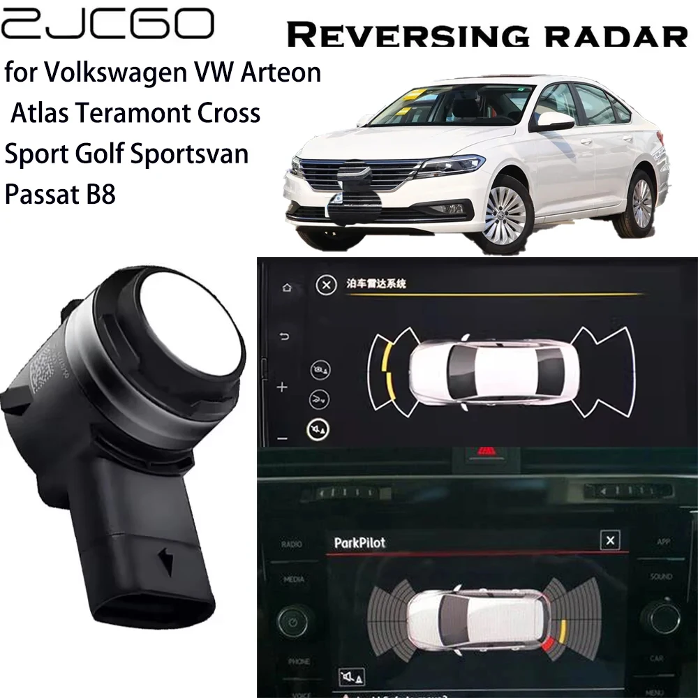 

Parking Sensor Assistance Backup Radar Buzzer System For Volkswagen VW Arteon Atlas Teramont Cross Sport Golf Sportsvan Passat