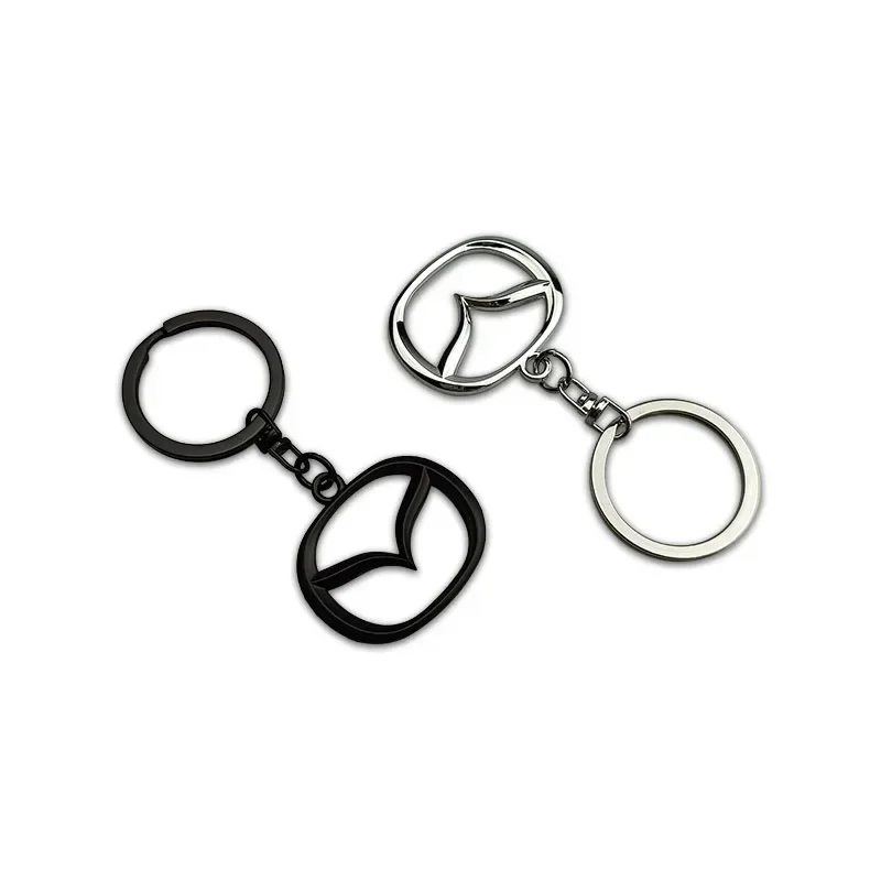 Car Key Ring Holder Metal Keychain Pendant for Mazda MS Speed CX4 6 Atenza 3 Axela 2 MX5 CX7 CX5 CX9 323 RX8 626 CX30 Bt50