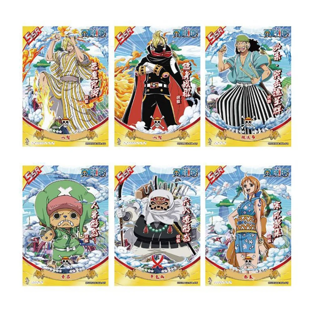 ONE PIECE Collection Card For Children Roronoa Zoro Ussop Sogeking Franky Genuine Youth Anime Limited Game Card Toys For Family