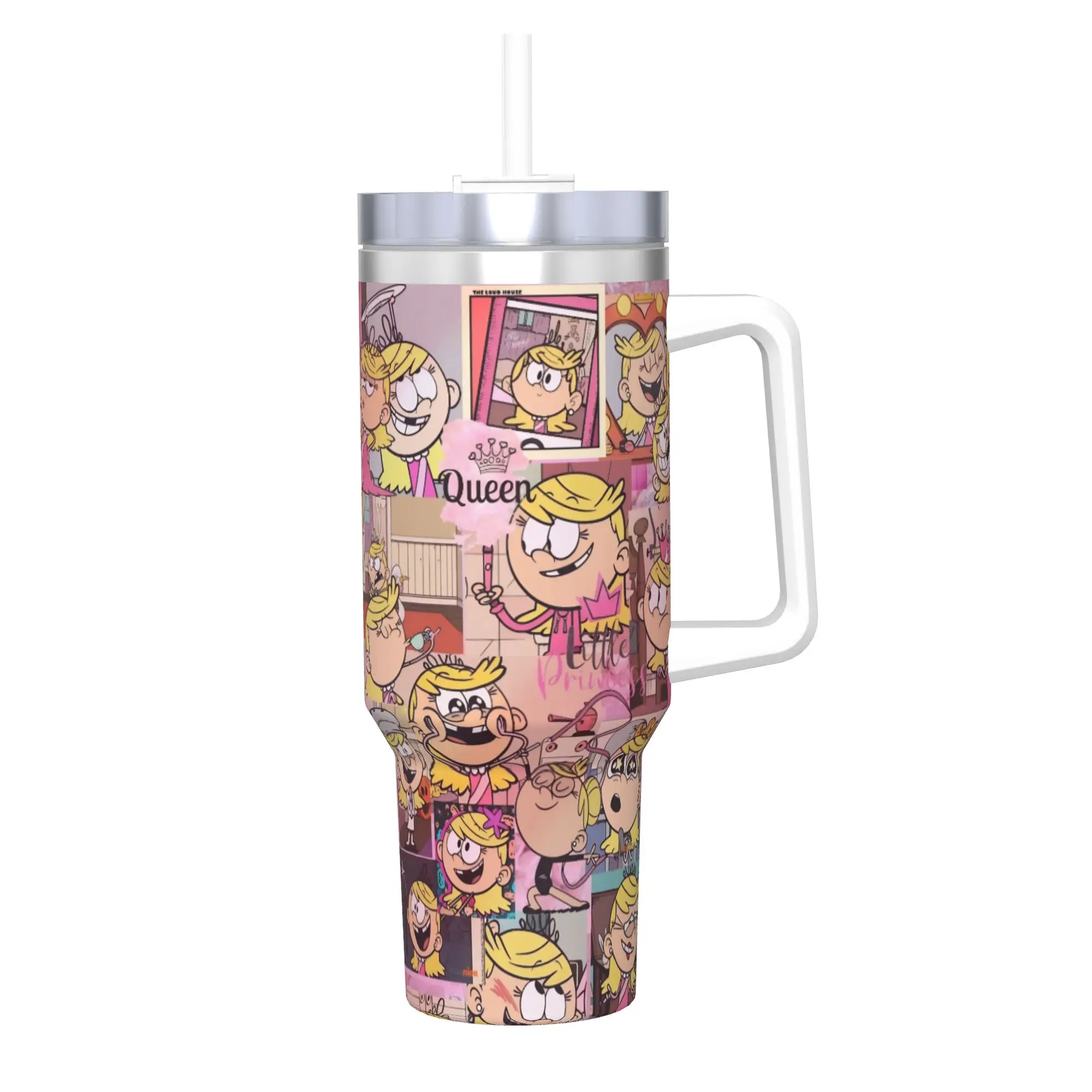 The Louds Houss  Tumbler 40oz Stainless Steel Double Wall Vacuum Insulated  Tumblers Mug With Straw