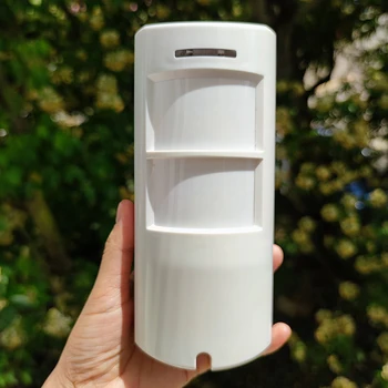 12V Wired Outside Anti Sunlight Triple Technology Alarm Detector Microwave Movement Infrared Passive PIR Motion Sensor Detector