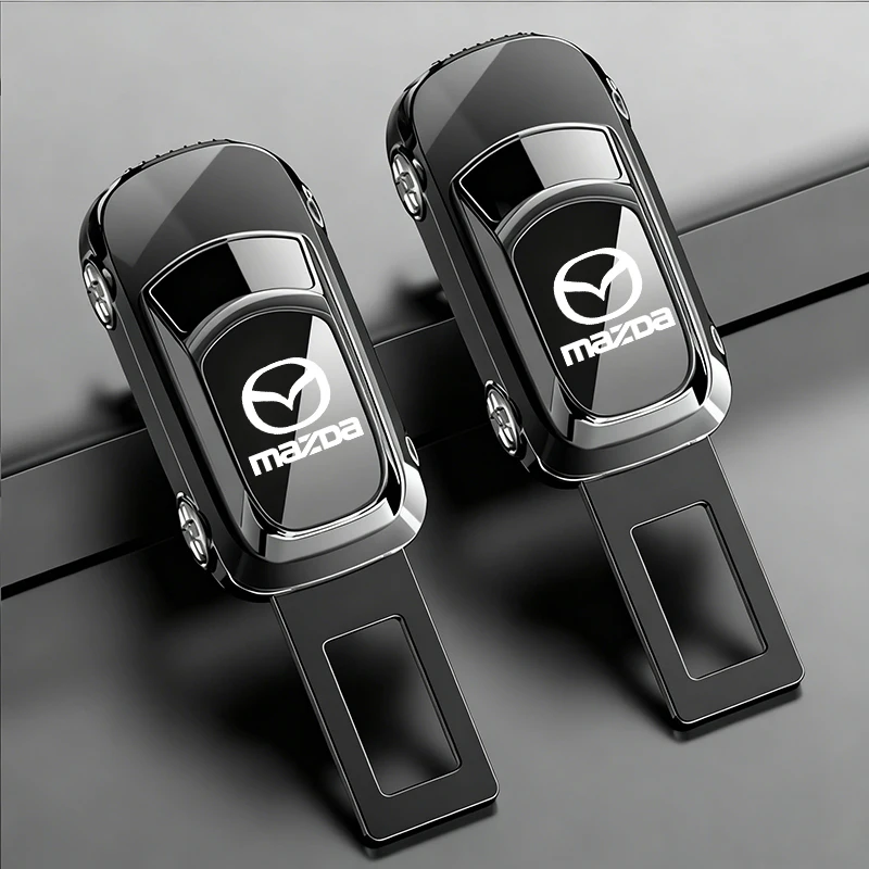

Car Seat Belt Clip Extender Alloy Seatbelt Lock Buckle for Mazda 3 bk bl bj bn 323 Axela Atenza CX-3 CX-4 CX5 CX-7 Accessories