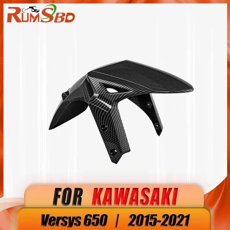 

Motorcycle Front Wheel Fender Splash Guard Cover for Kawasaki Versys650 2015-2021 Unpainted Mudguard Accessory