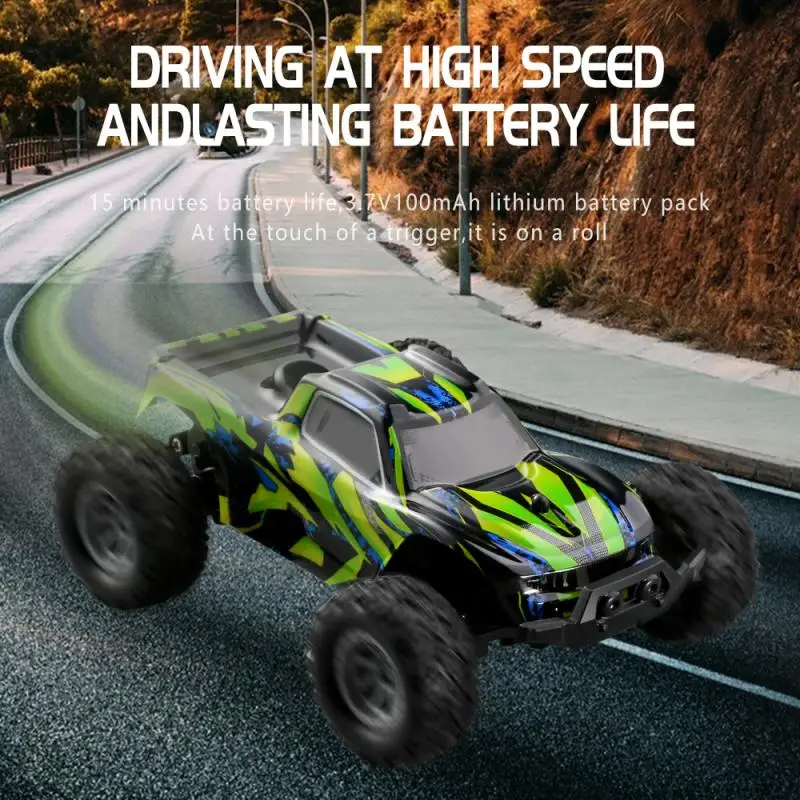 1:32 2.4G Mini RC Car High Speed Led Lights 20km/h Off Road Racing Vehicle Radio Remote Control Stunt Truck Climbing Kids Toys