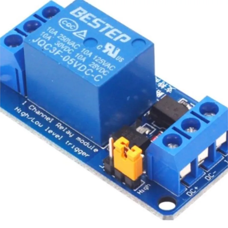 Nuovo durevole 3.3V 5V 12V 24V doppio optoaccoppiatore a 1 canale isolato scheda modulo relè Trigger di alto e basso livello