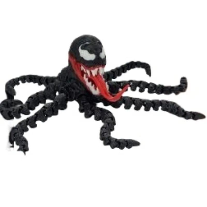 تماثيل ألعاب Marvel The Avengers Spiderman Venom ثنائية الأبعاد للأولاد، هدايا عيد ميلاد عالية الجودة لتزيين سطح المكتب