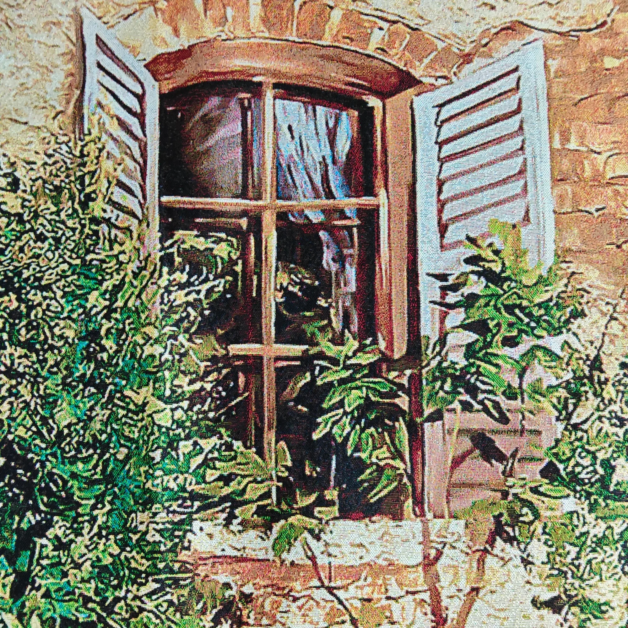 Belgian Jacquard Tapestry European Murals Model Room Decoration Tuscany Manor