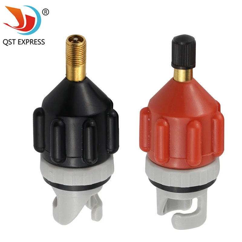 Kayak Air Valve Conversion Head with Rubber Sealing Ring Good Air Tightness Surfboard Inflation Adapter Ventilation Nozzle