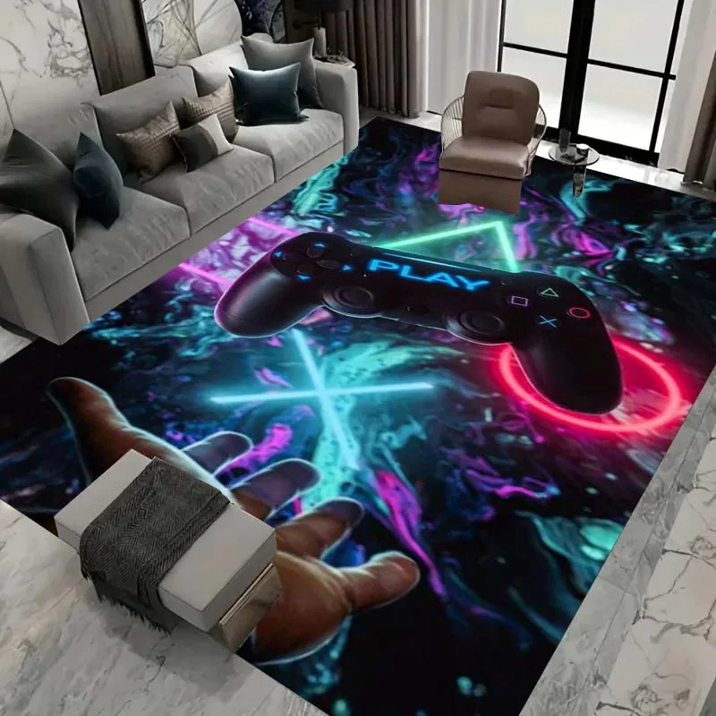 

G-GamePad printed carpet, living room sofa carpet, children's bedroom, esports room carpet, absorbent and non slip, customizable