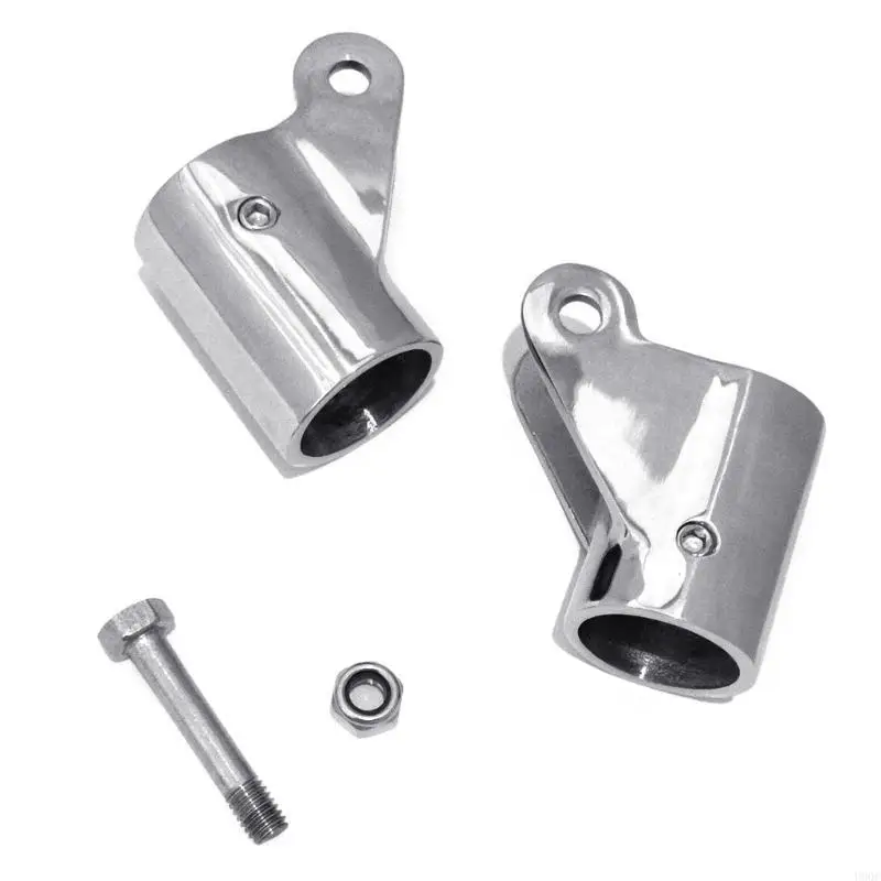 Stainless Steel 316 Folding Rotating Tube Connector for Boat Hardware Pipe Clamp New
