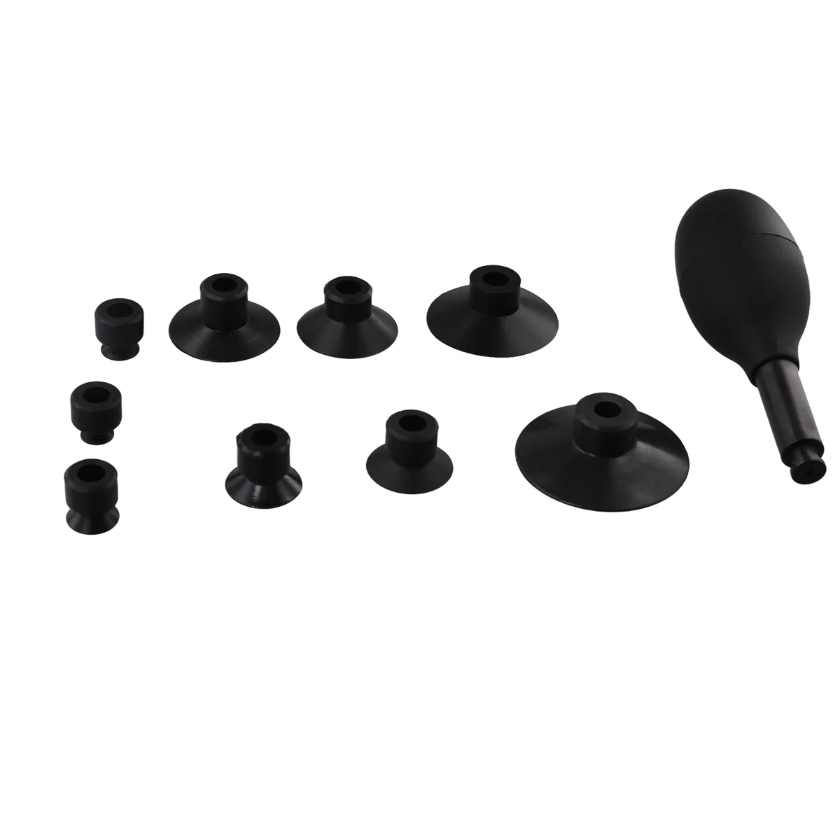 Lens Sucker Kit Eight in One with 9 Interchangeable Suction Cups Strong Suction Manual Vacuum Suction Pen Lens Puller