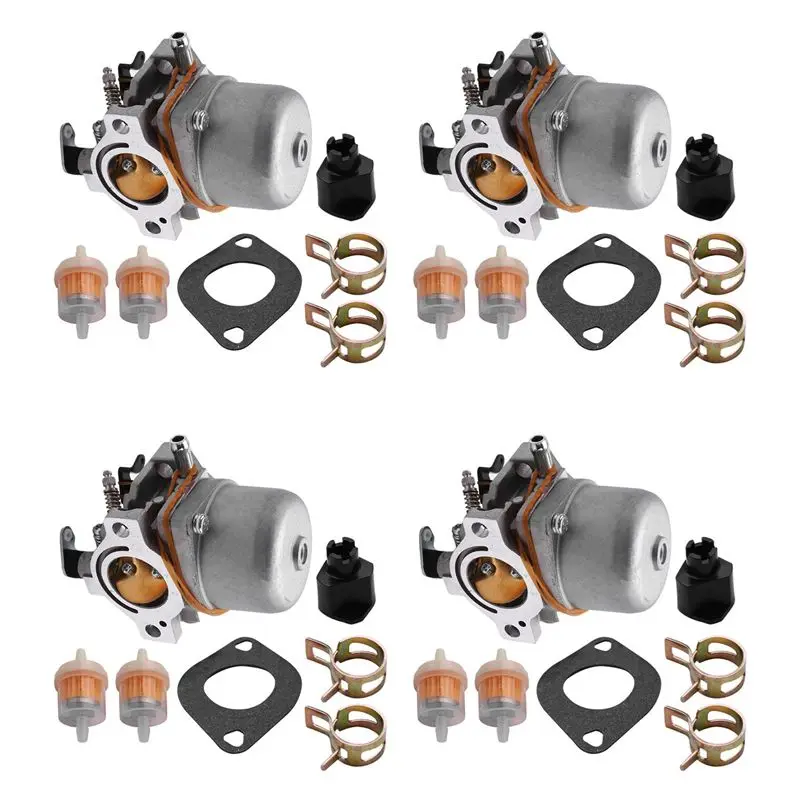 

4X Auto Carburetor For Briggs & Stratton Walbro Lmt 5-4993 With Mounting Gasket Filter Fuel Supply System Parts