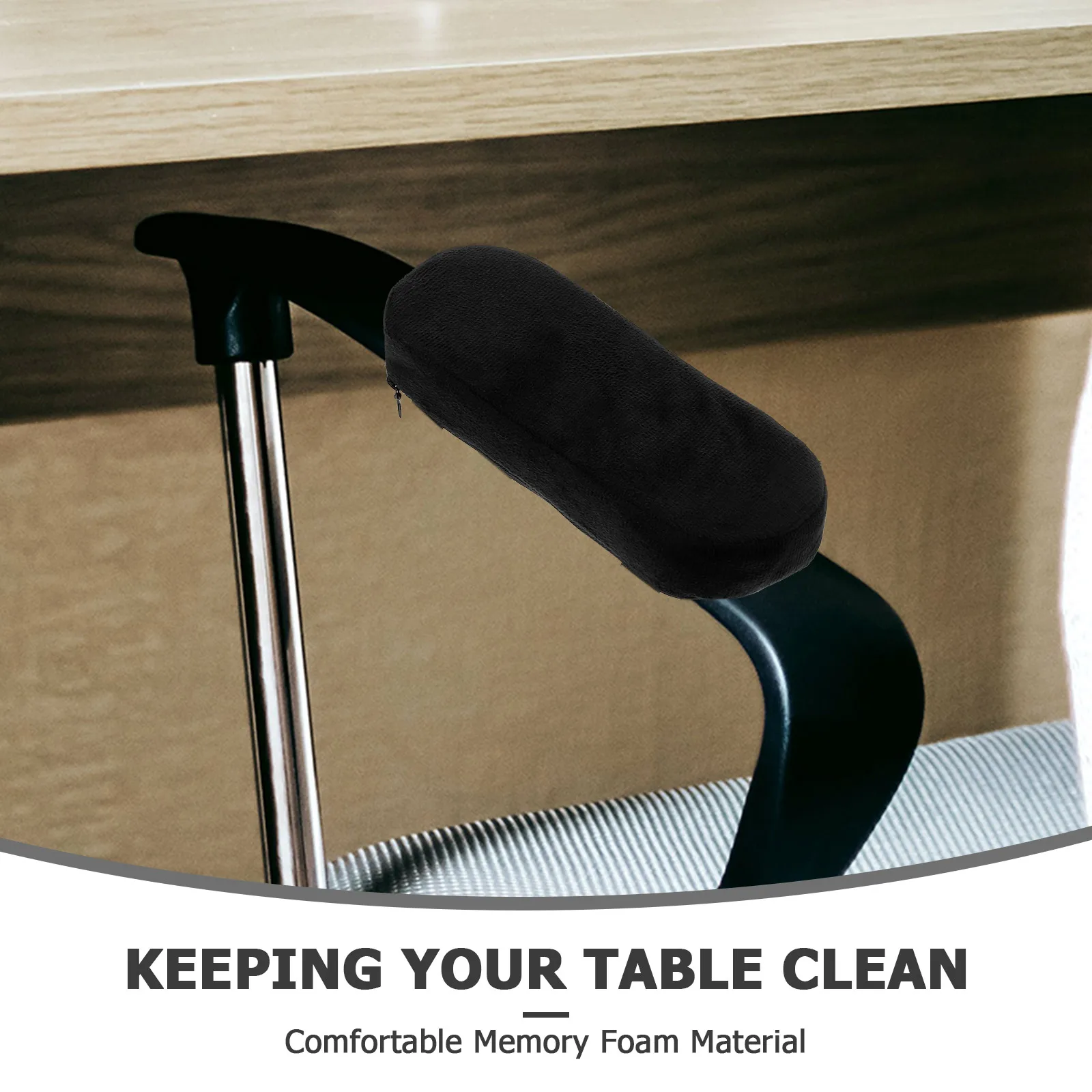 

2 Pcs Armrest Pad Cushion for Office Gaming Chairs Ergonomic Elbow Support Memory Foam Replaceable Arm Rest Pads Long Comfort