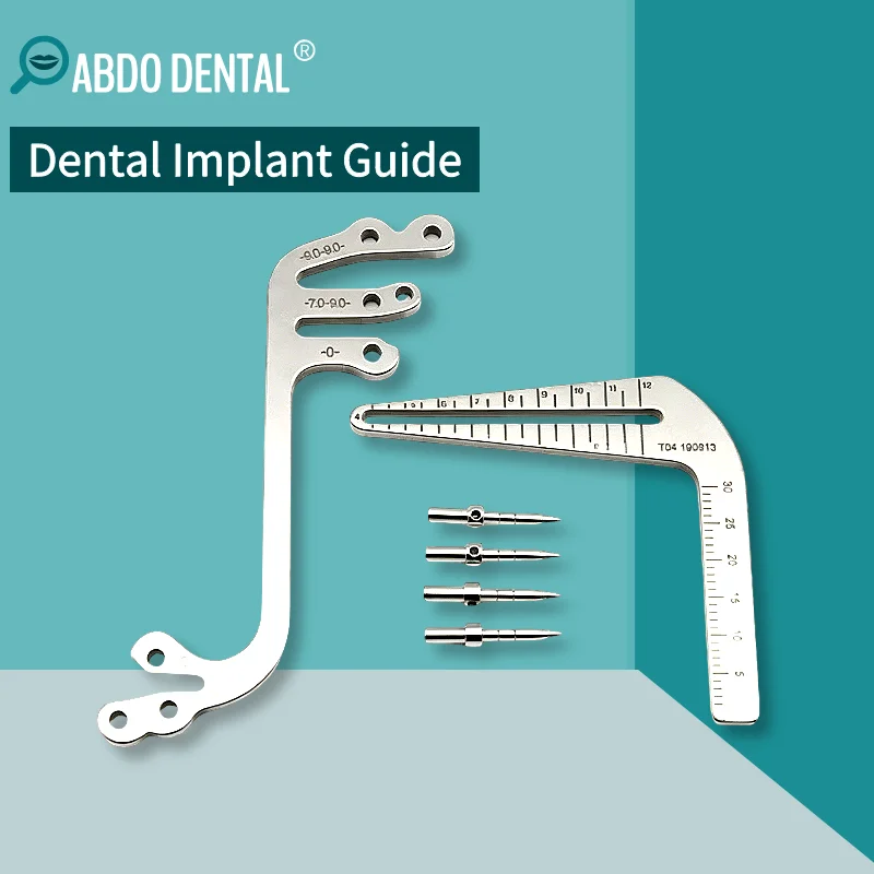 Dental Implant Drill Guide Positioning Ruler Implant Surgical Guide Dental Implant Instruments