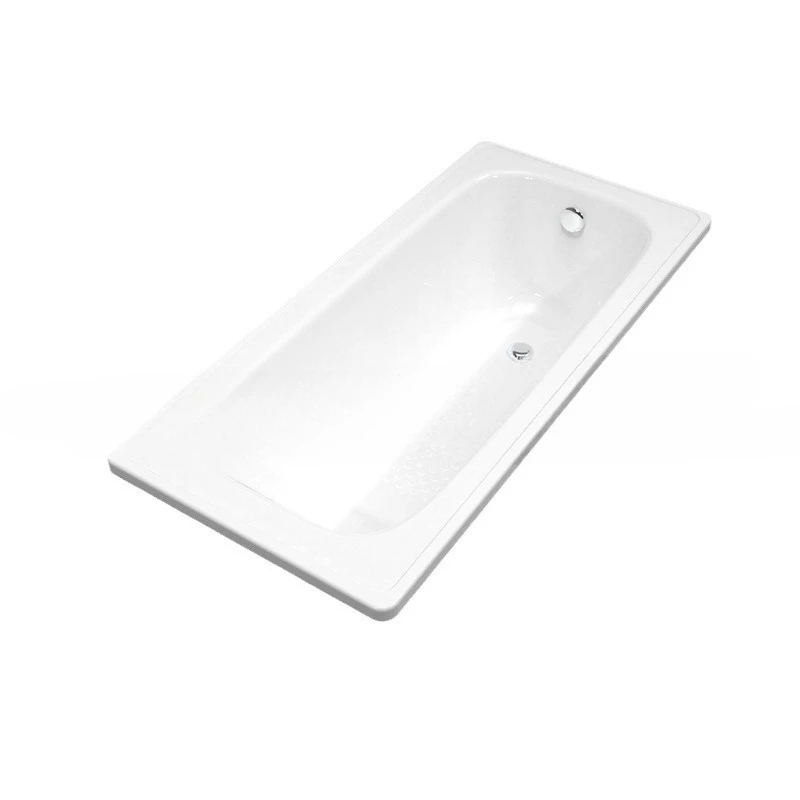 

Bathroom Single Steel Plate Ceramic Enamel Embedded Mini Bathtub Household Small Unit Adult Beige