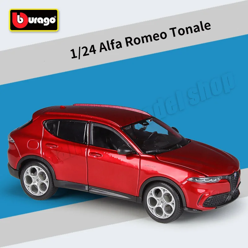 

Bburago 1:24 Alfa Romeo Tonale Model Car Collection Die-Cast Miniature Cars Model Toy Car Gifts Wholesale