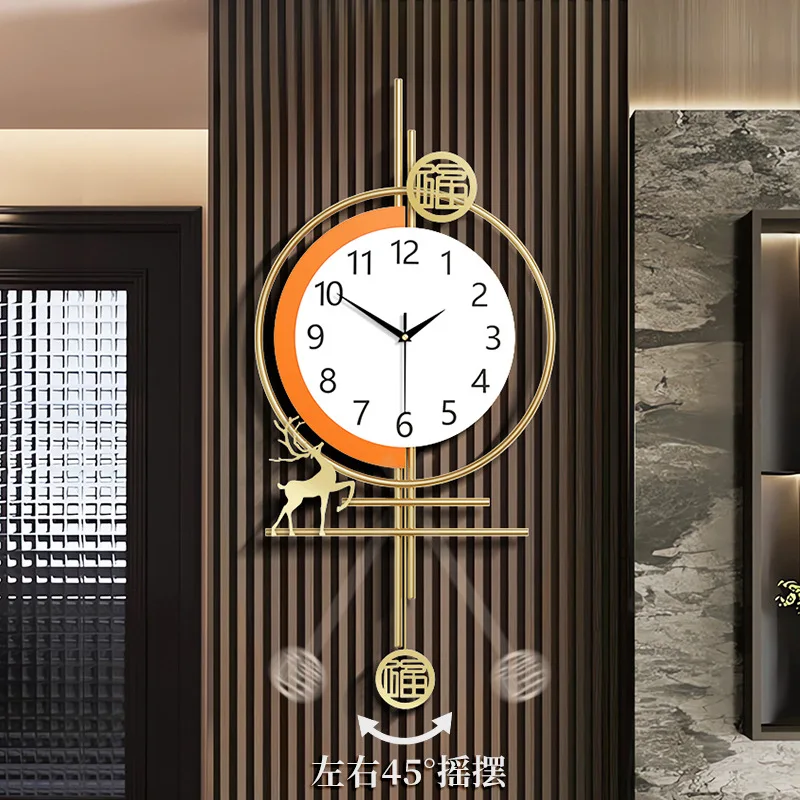 

Blessed along the way, with the classic Furui wall clock with lights