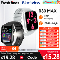 【World premiere】Blackview R30 Max Smartwatch 1.91\