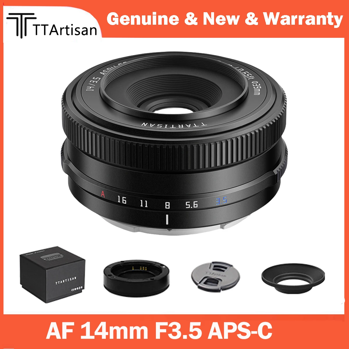 TTArtisan AF 14mm F3.5 APS-C الإطار رئيس عدسة الكاميرا لسوني E-mount A6400 A7RIII FX30 ZVE10 فوجي X-Mount X-A1 X-A10 X-A2 X-A3