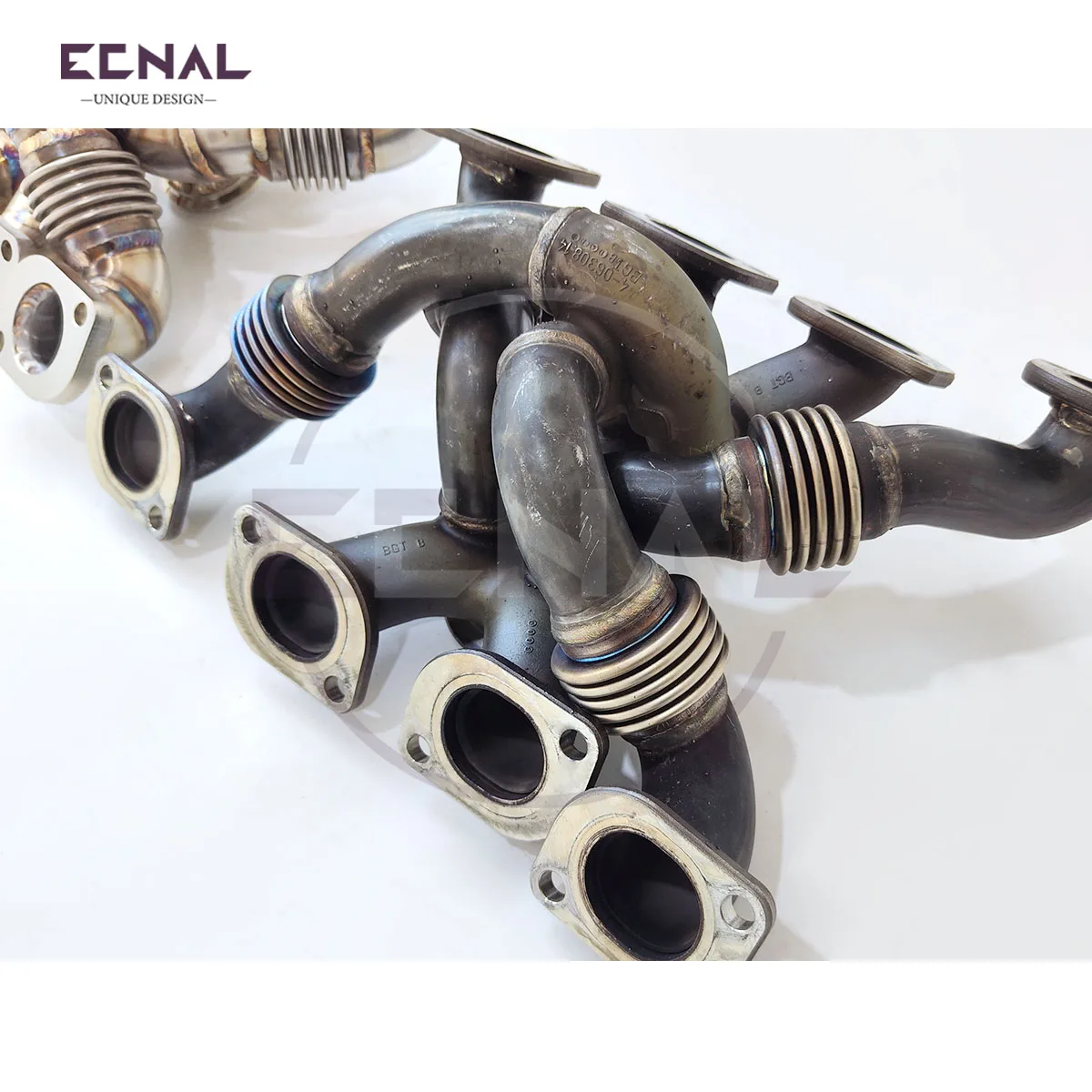 

Ecnal выхлопная труба для BMW M5 F90, дизайн 4-в-1, высокое качество SS304, даунпайп выхлопного коллектора равной длины для автомобилей