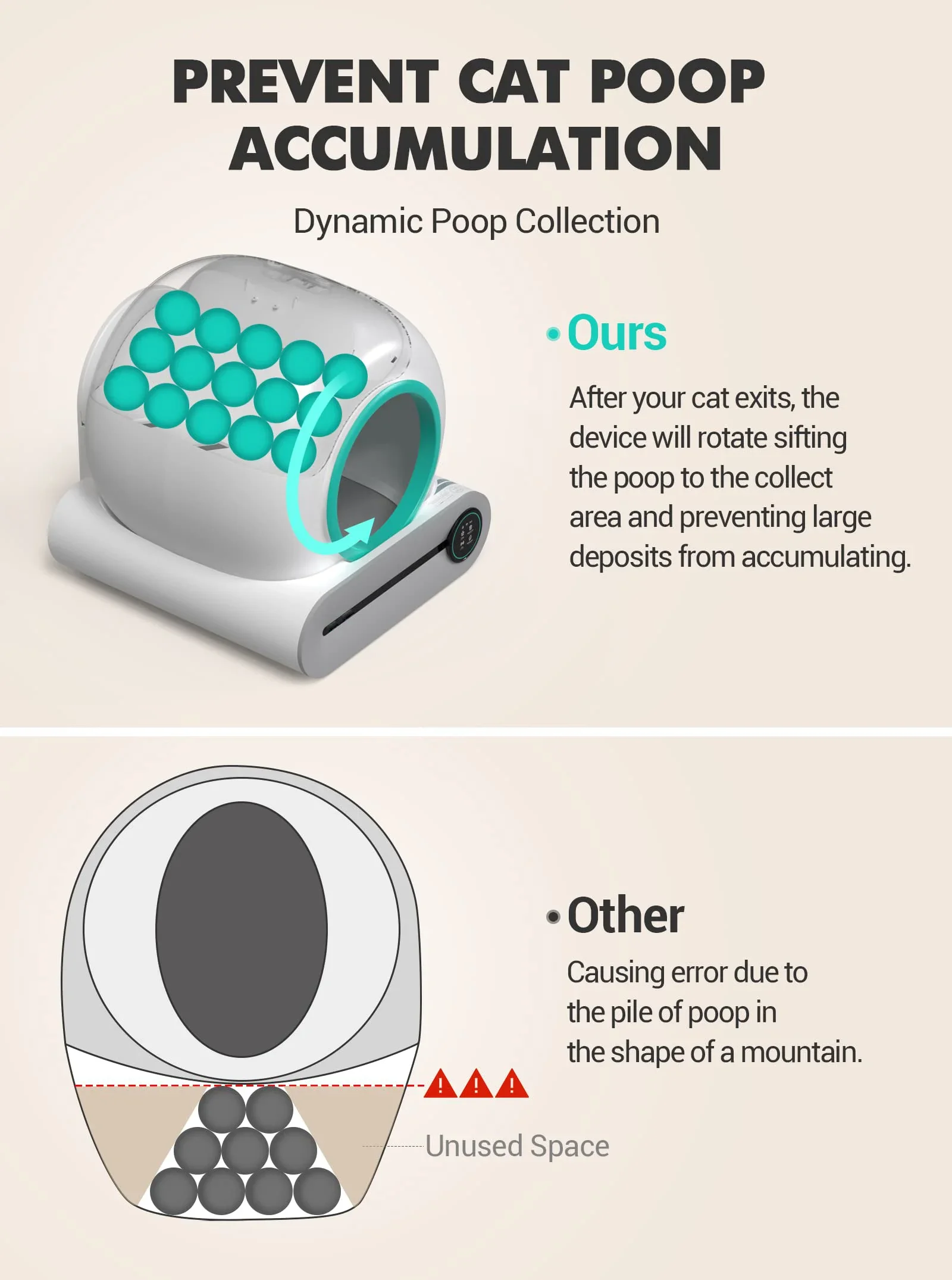 Petdom New Large Automatic Cat Toilet App Remote Control Self-cleaning Intelligent Heath Monitor Cat Litter Box Pet Cleaning