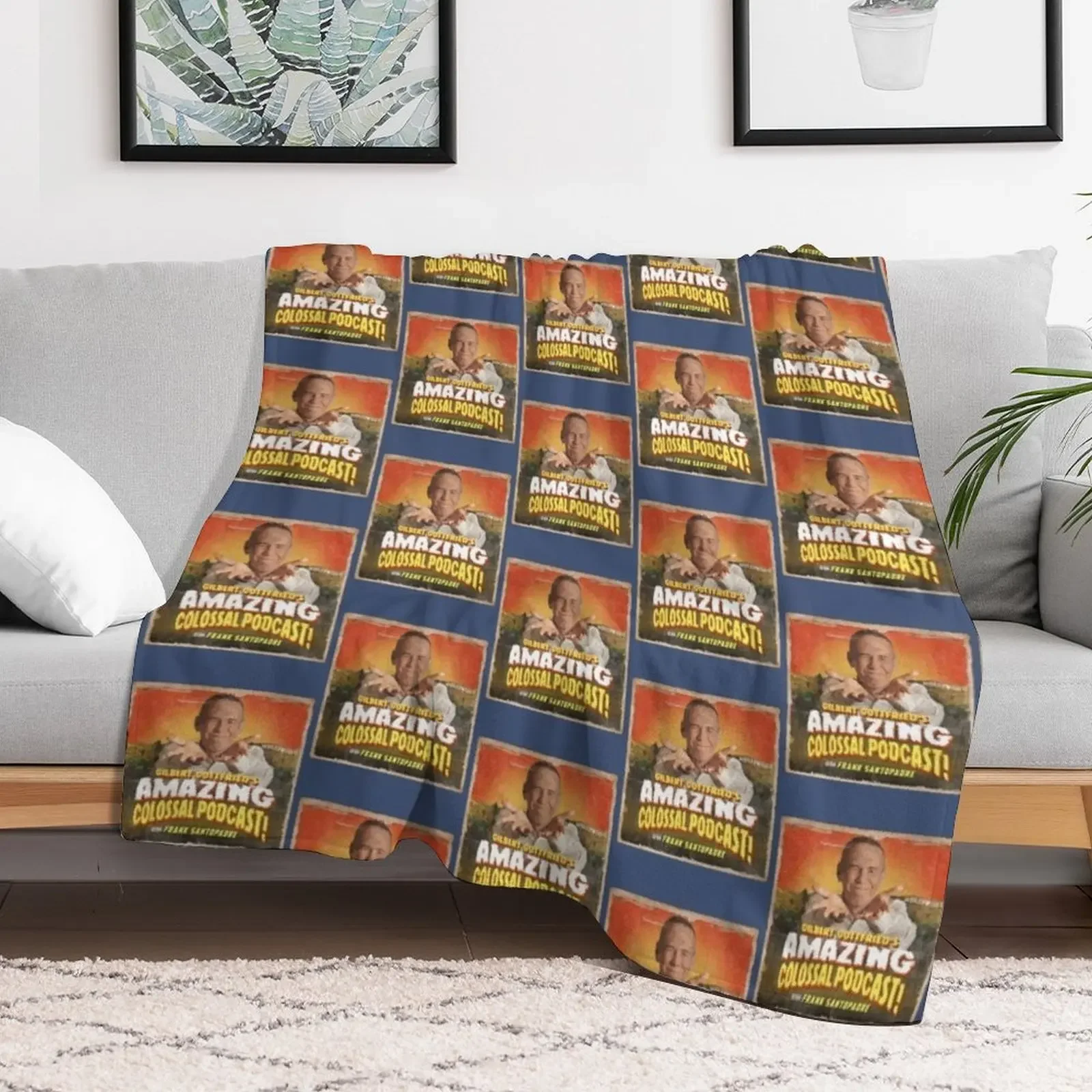 Gilbert Gottfried podcast Throw Blanket Decorative Sofas for winter Travel Blankets