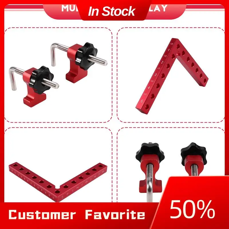 

AT03 Top Right Angle Positioning Squares Tool 140Mm 90 Degrees L-Type Corner Clamp Fixing Clip