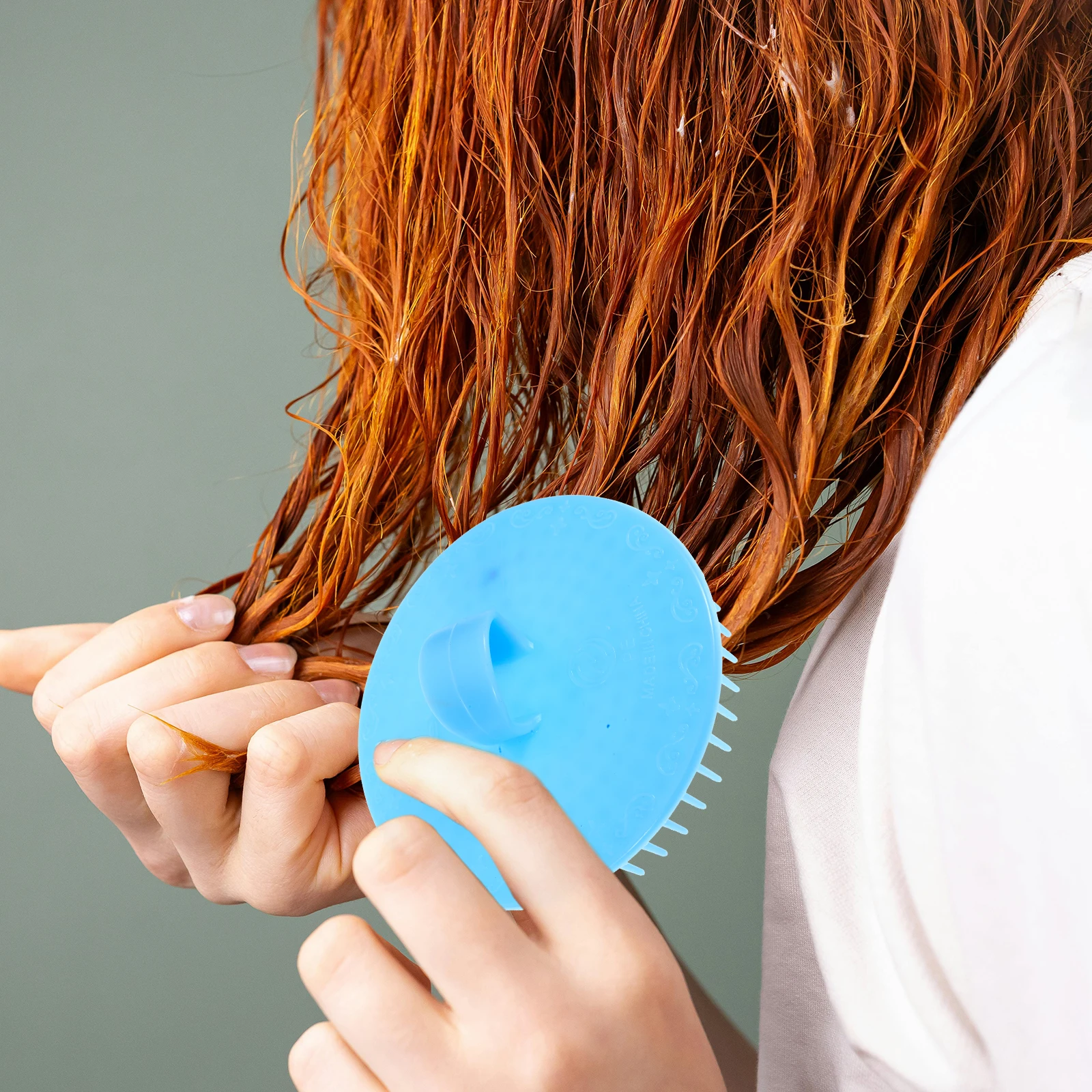 

4 Pcs Shampoo Massage Comb Hair Scrubber for Shower Cleaner Tools Scalp Brush Plastic Men Baby