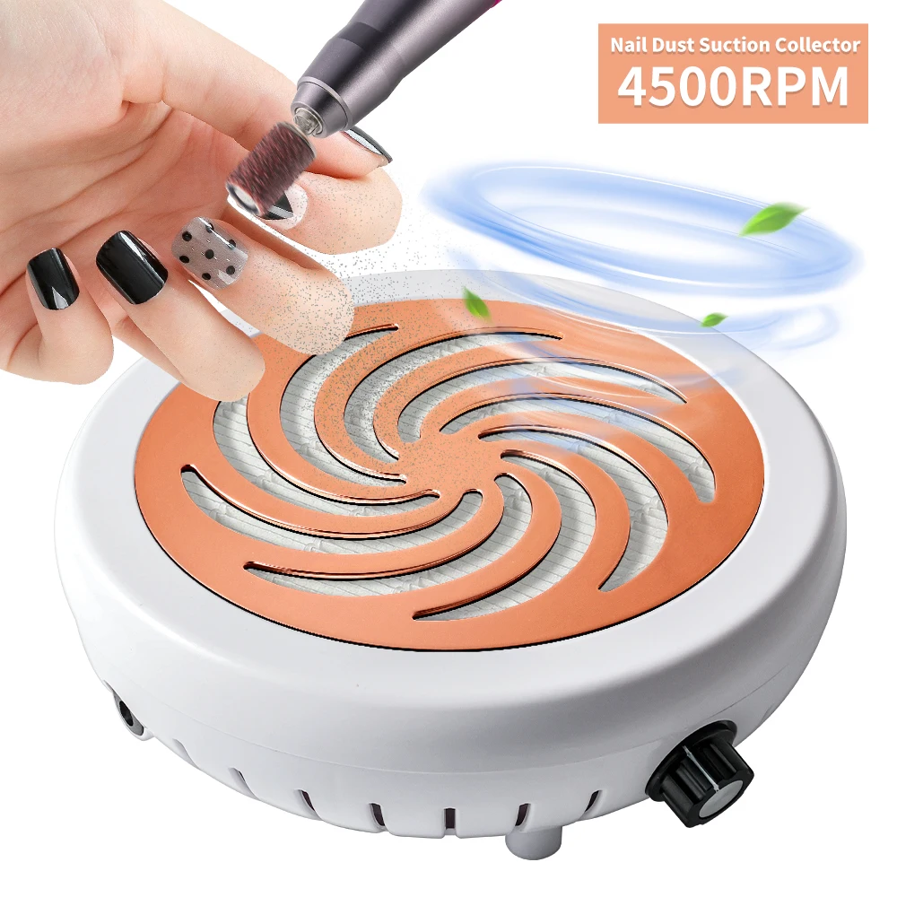 

Powerful 4500rpm Nail Vacuum Cleaner Professional Nail Polishing Vacuum Cleaner Removable Filter Vacuum Cleaner