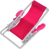 Simulation Beach Mini Fishing Chair Wooden Mini Deck Chair Toy Toy Craft Home Decor Photography Props Folding Lounge