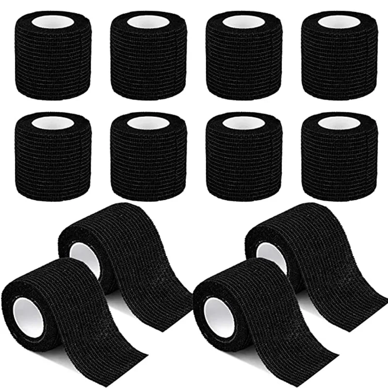 6/12/24/48pcs Self Adhesive Elastic Bandage Wrap Tape Elastoplast For Knee Support Pads Finger Ankle Palm Shoulder