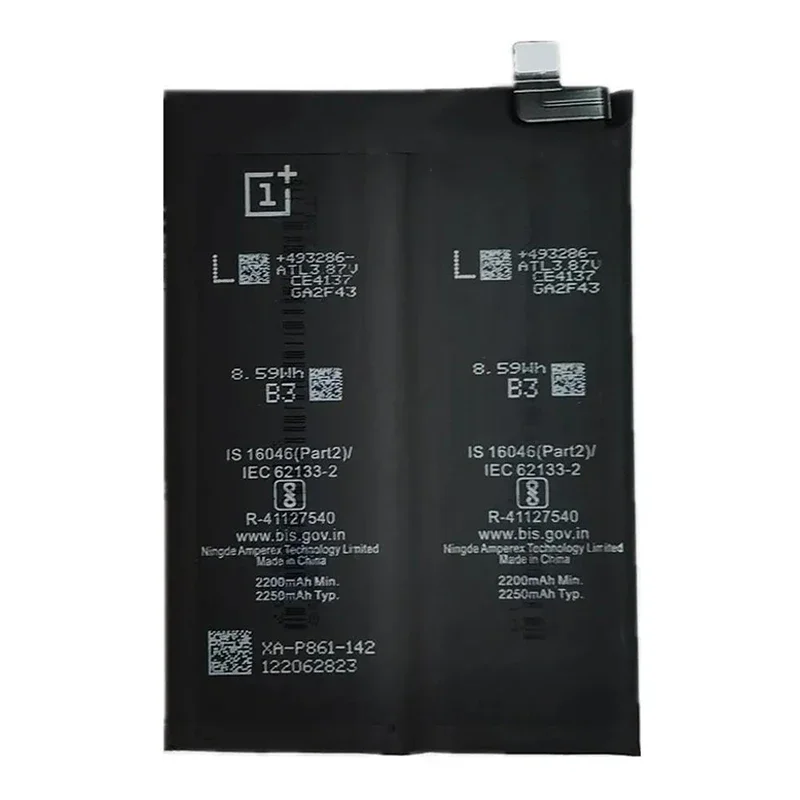 2024 Years 100% Original BLP861 4500mAh Battery For 1+ One Plus Oneplus 9RT Nord 2 Nord2 Mobile Phone Replacement Bateria