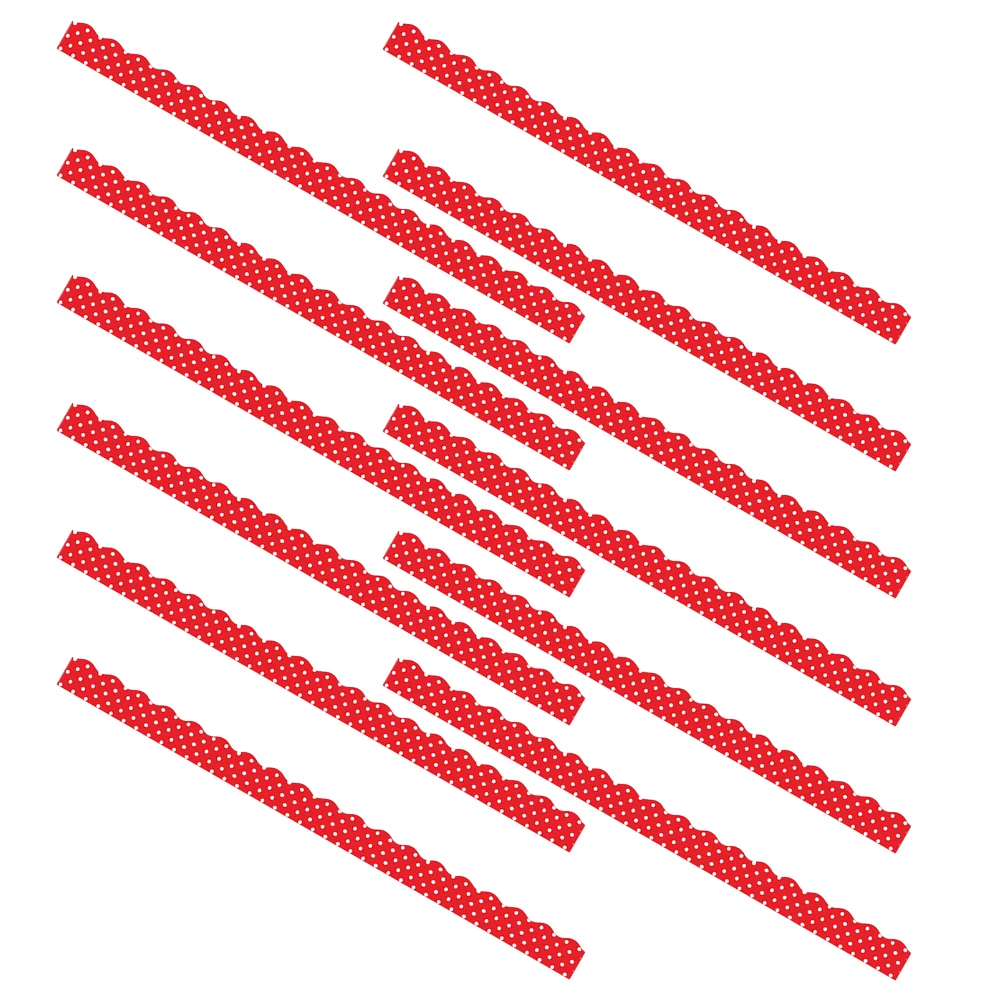 

12pcs Wavy Magnetic Borders Blackboard Decorative Trim Magnetic Border For Whiteboard Classroom Office Bulletin Accessories