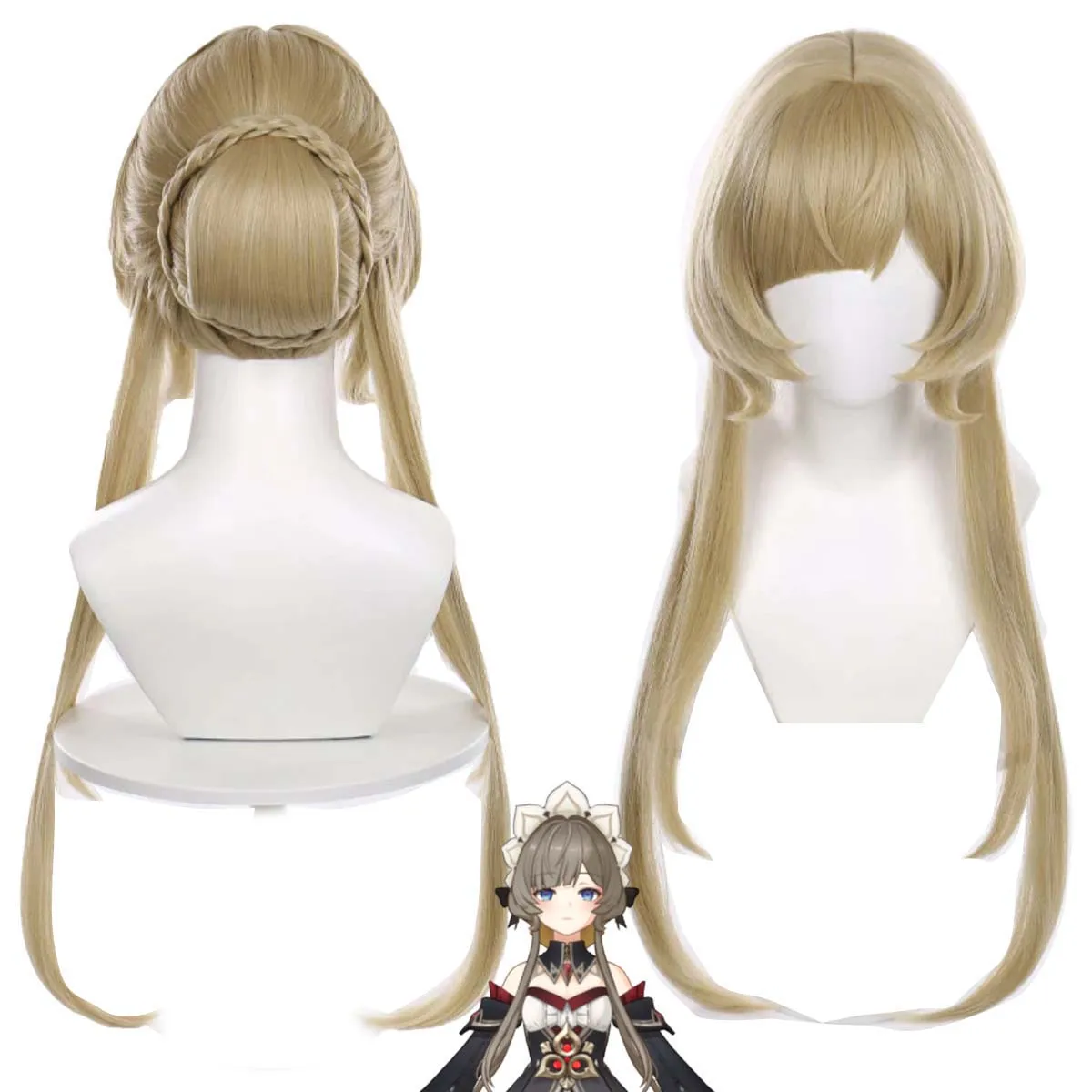 

Игра Genshin Impact Sandrone Marionette Косплей Парик