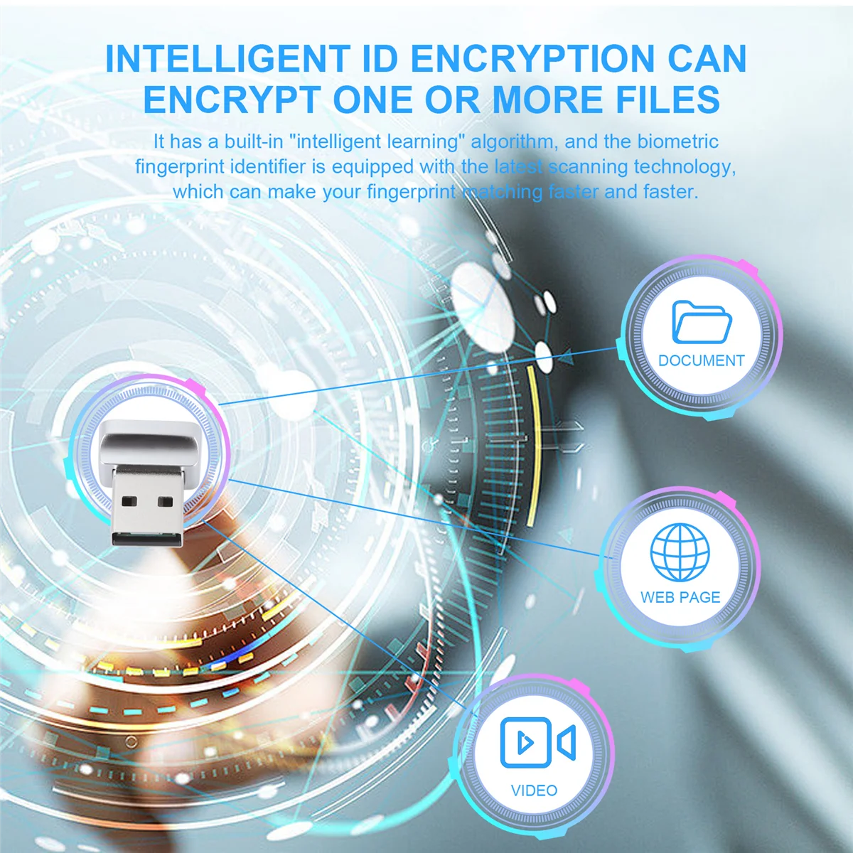 【Livraison Rapide】قارئ بصمات الأصابع