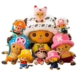 Chopper juguetes de peluche de personajes de dibujos animados gigantes Kawaii para niños, juguetes de alta calidad para crear muñecas, decoración del hogar, regalos coloridos, 30-80cm