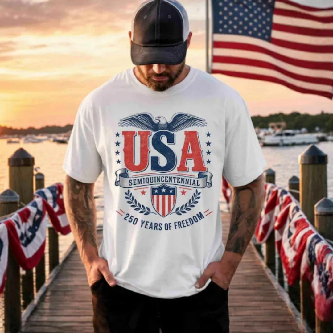 USA Semiquincentennial shirt, 250 years USA T-shirt 250th T-