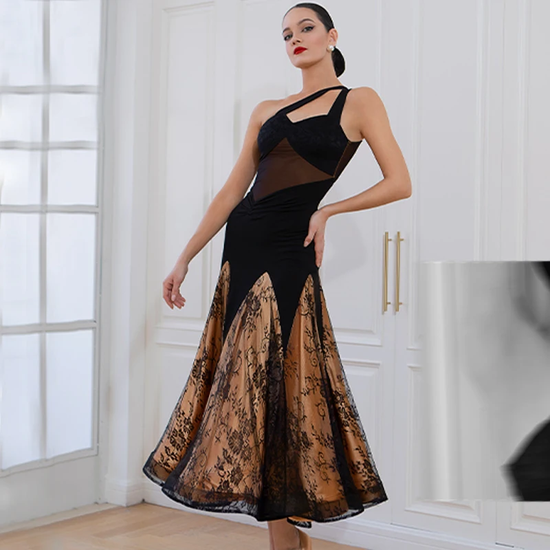 Fashion Latin Dance Professional Dresses Adults National Standard Ballroom Dance Clothes Women'S Performance Costumes SL10231