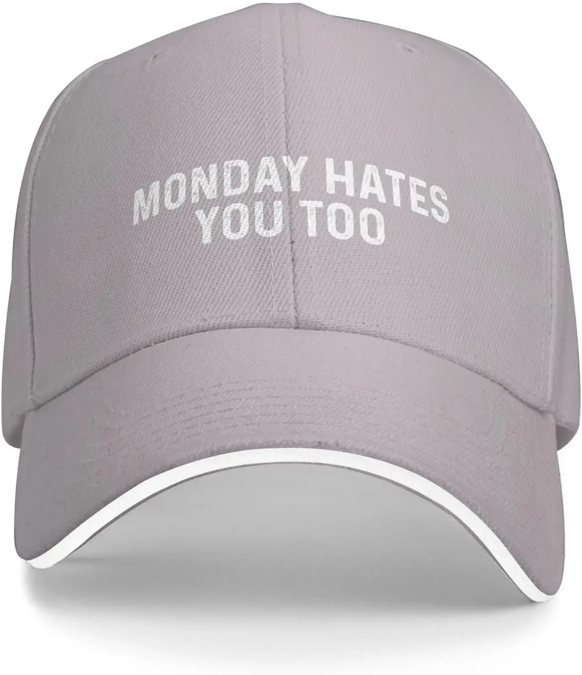 Monday Hates You Too Hat Women Dad Hat with Design Caps