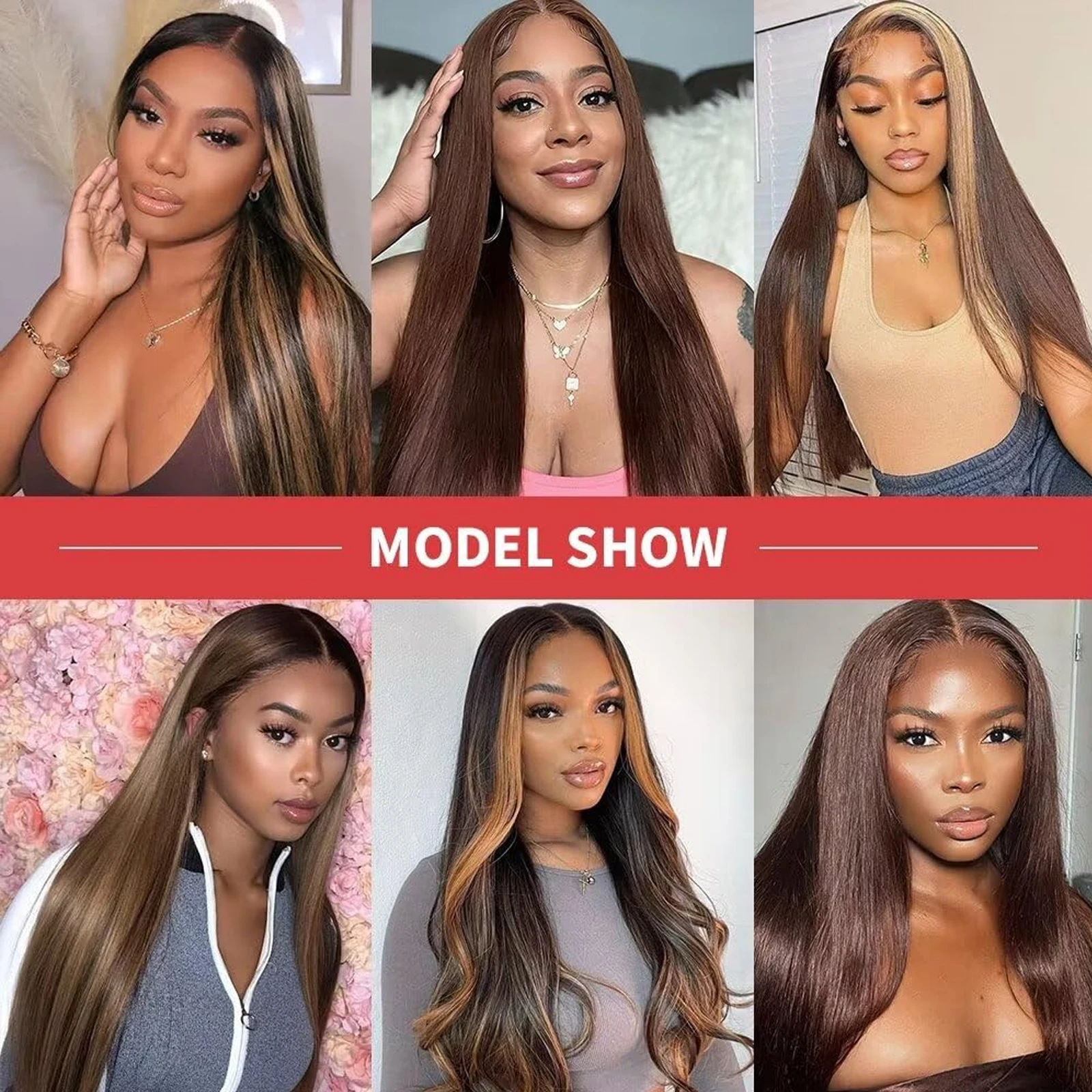 40 بوصة تسليط الضوء على كليب في وصلات الشعر البشري 140 جرام مستقيم ريمي براون أومبير الشعر البشري 10 قطعة/المجموعة ملحقات كليب في الشعر #6