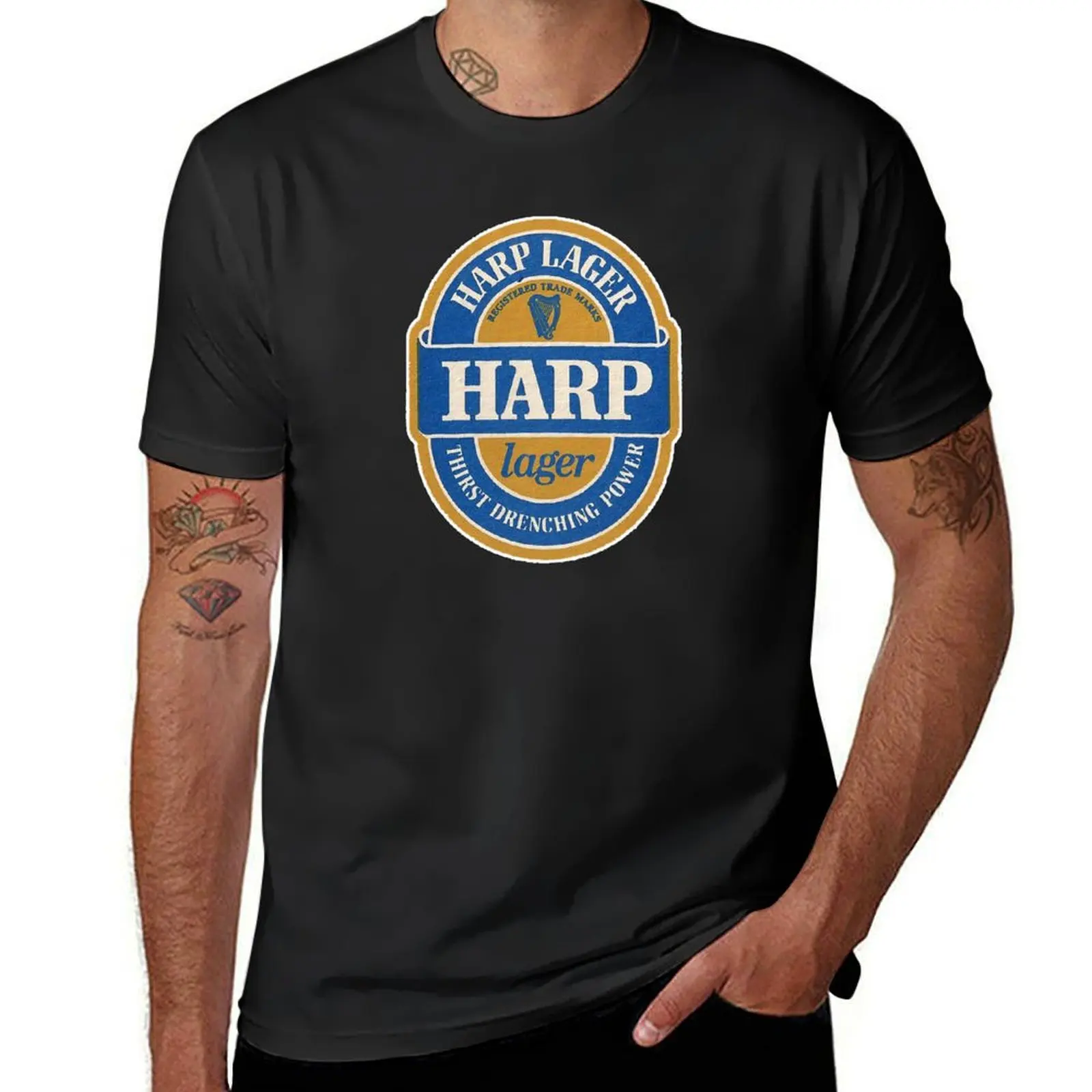 lager-harp T-Shirt customizeds Blouse t shirts for men