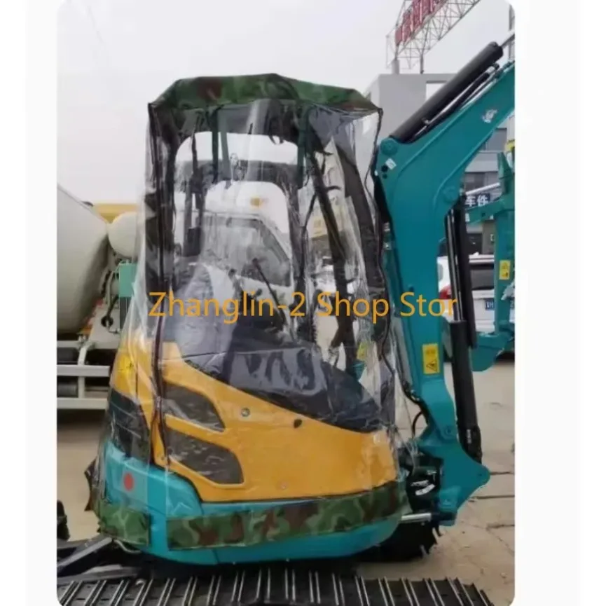 Mini Excavator Car Cover Warm Awning Pvc Windproof Fit For Kubota U15 U17 U20 U30