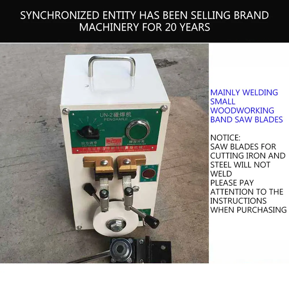 UN-2 Portable Electric Welder Portable 2KW 220V Small Saw Blade Butt Welder Saw Blade/band Saw Blade Welding Machine Touch Welde