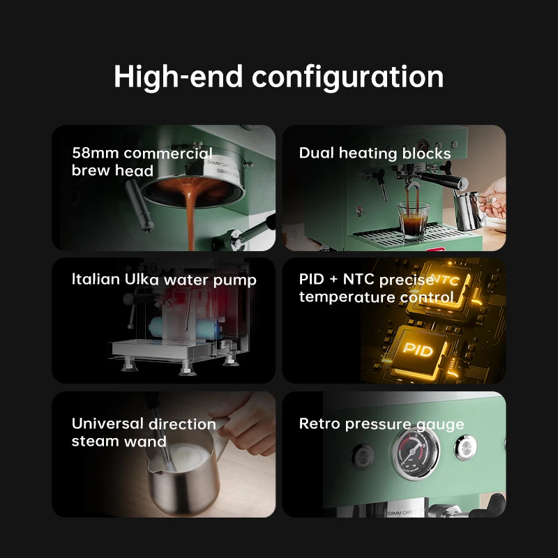 New Item Vietnam Electric Semi-Automatic Coffee Making Machine Commercial Multifunctional Espresso Cafeteira For Cafeshops